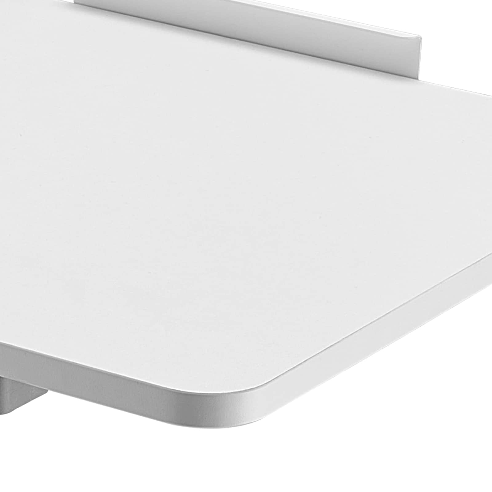 Adjustable Overbed Mobile Bedside Table With Flip Desktop White_voghion.com
